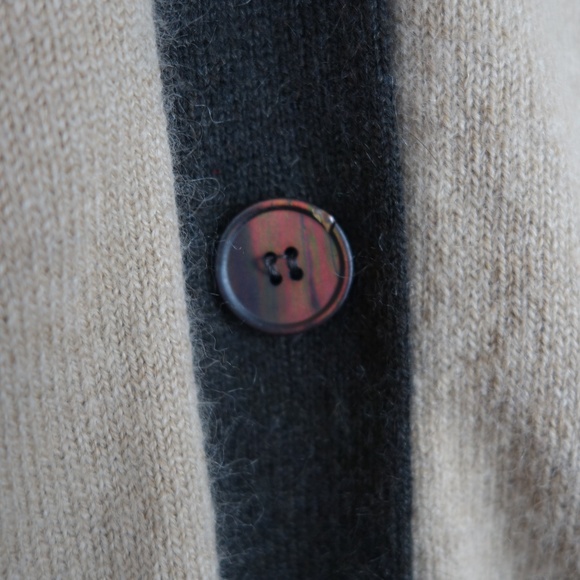 MaxMara Wool & Angora Rabbit Hair Cardigan Sweater Made In Italy, Size Medium - Picture 3 of 9